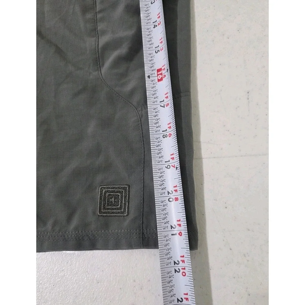 5.11 Vandal Recon Shorts Mens 34 Gray Performance Stretch Training MMA 11